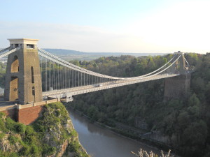View from Observatory towards the Clifton Suspension Bridge